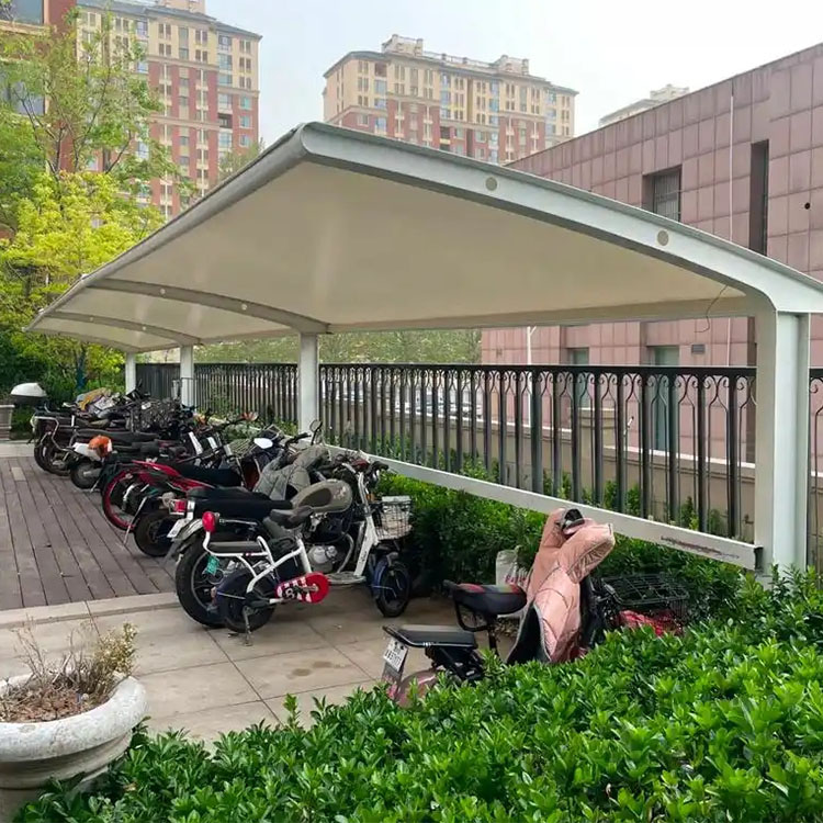 洋县膜结构电动车棚